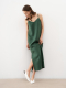 Платье на бретелях Emerald PURE LINEN, цвет: зеленый  купить онлайн