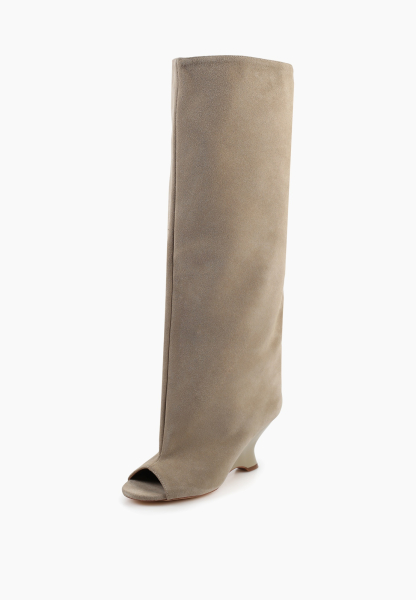 Сапоги на платформе с открытым носом SBALO, цвет: бежевый SHT89 купить онлайн