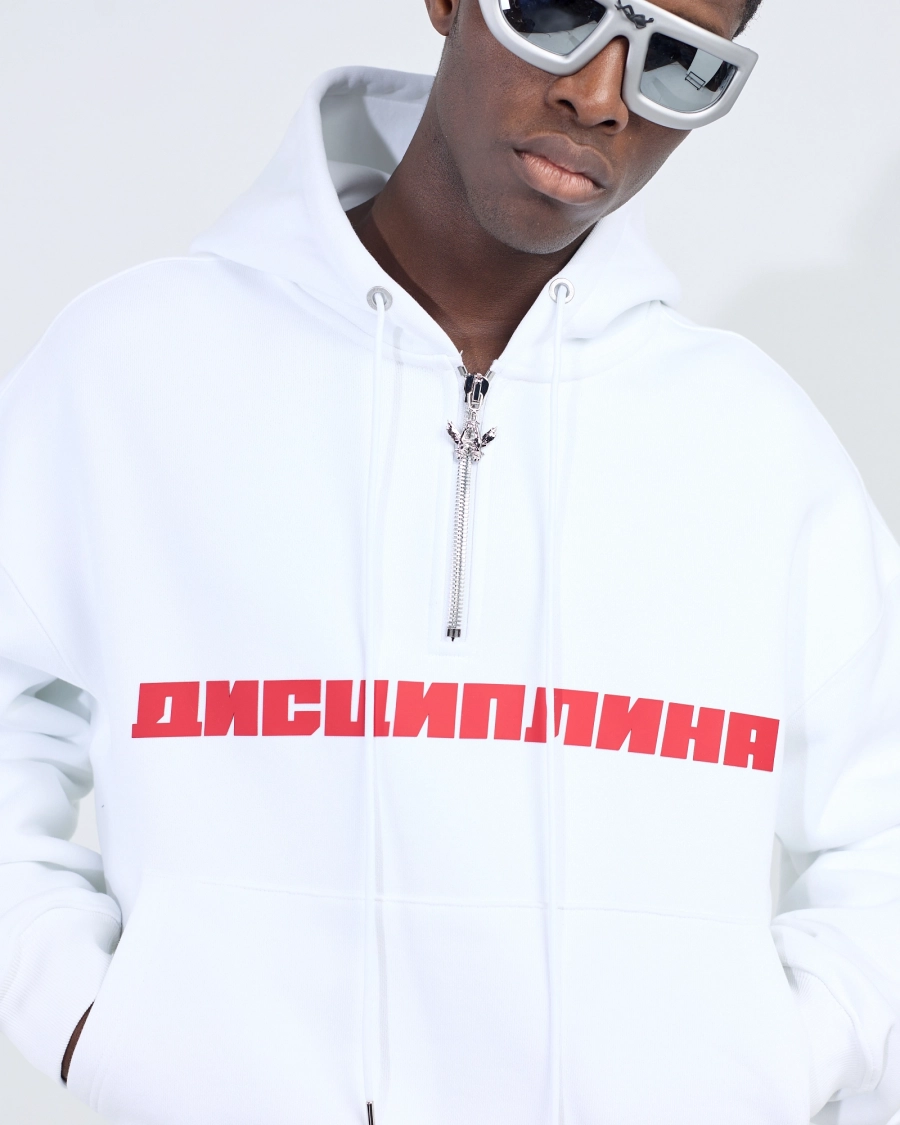Худи Дисциплина ASIA ST 71, цвет: белый, Ast71.hood-discipline-wh купить онлайн