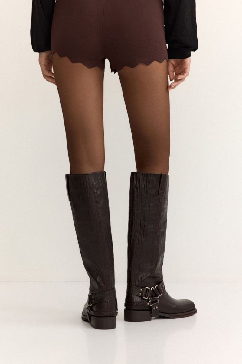 Сапоги из натуральной кожи Lera Nena, цвет: коричневый LN.402.18148.700 купить онлайн