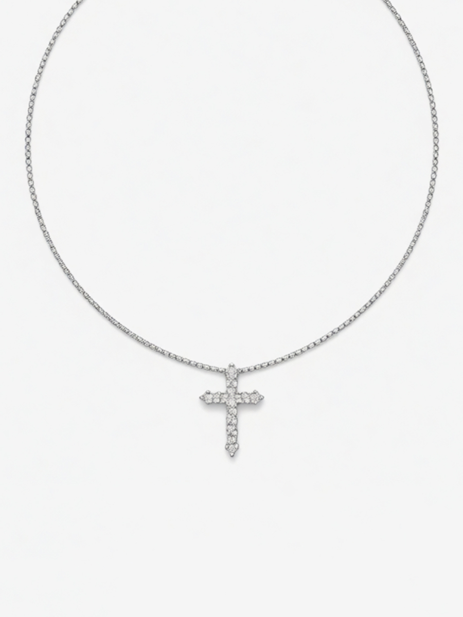 Чокер с крестом