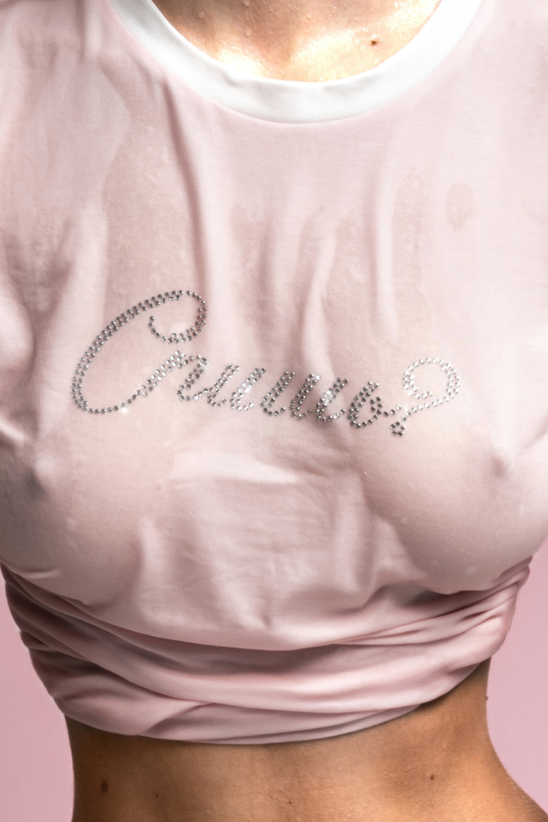 Футболка Спишь? WALK OF SHAME, цвет: розовый,  купить онлайн