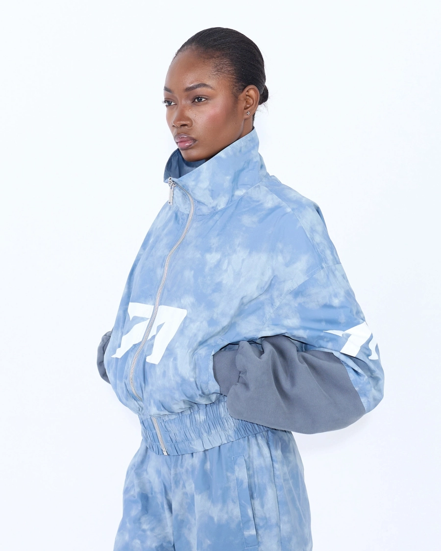 Олимпийка с логотипом-стрелкой ASIA ST 71, цвет: голубой, Ast71.olympic-mix-nylon-blue-w купить онлайн