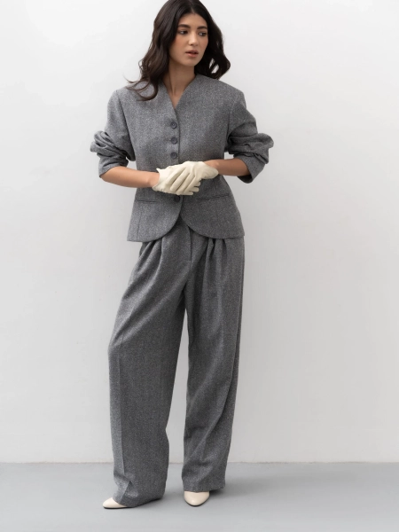 Брюки Madame scientist TRES, цвет: серый, НФ-00002429 купить онлайн