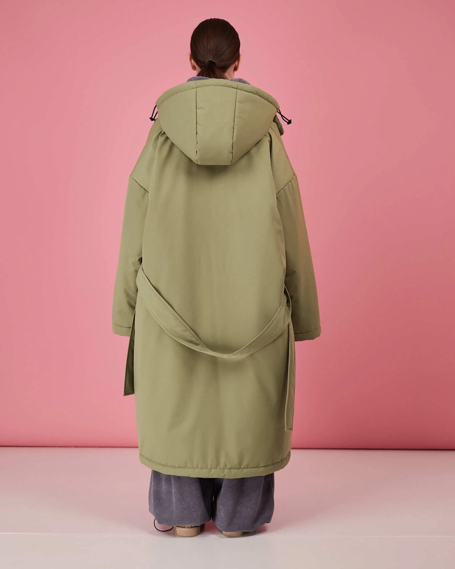 Плащ лавр зима TABOO, цвет: зеленый, Pllavr купить онлайн
