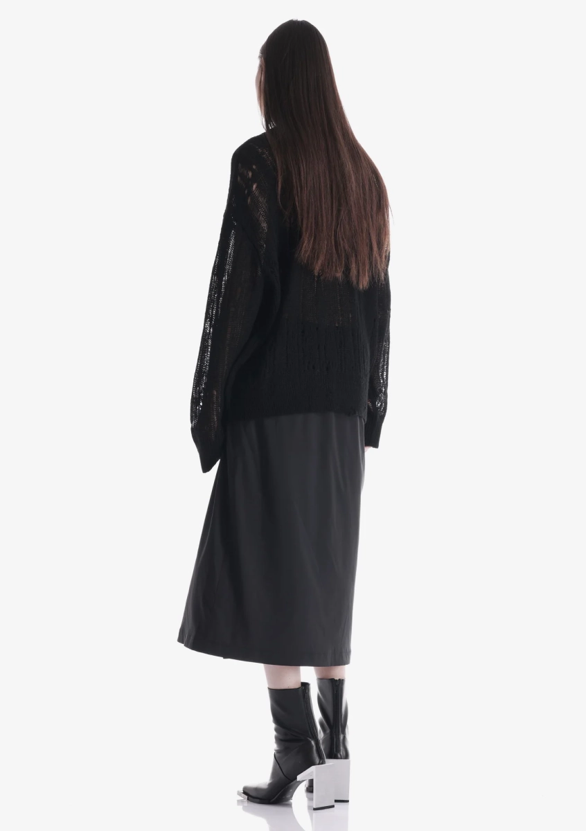 Свитер с круглым вырезом KRAKATAU, цвет: Черный, Sw46-1 купить онлайн