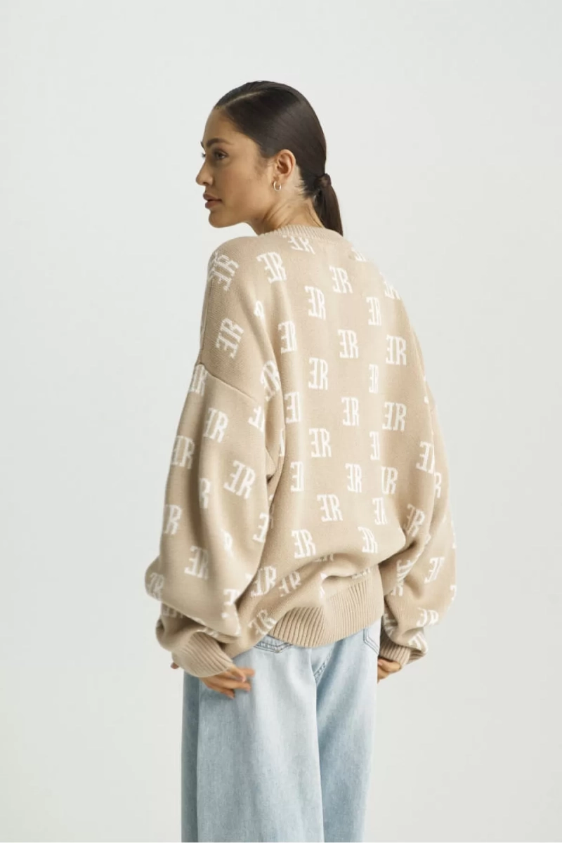 Джемпер Cotton Jacquard Beige