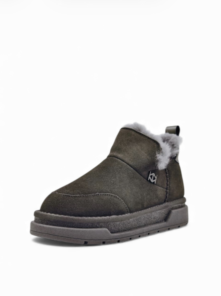 Угги из натуральной замши GRANDERA, цвет: коричневый  купить онлайн