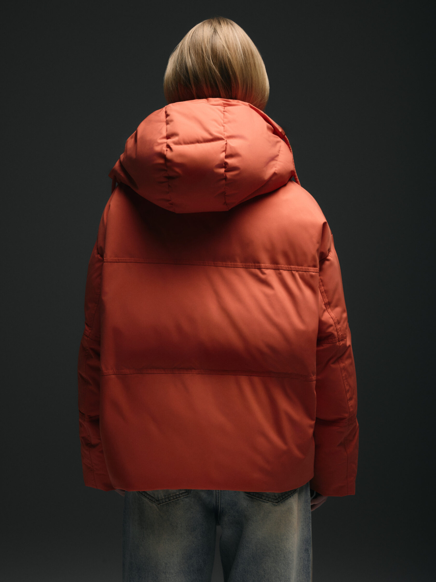 Пуховик Frostkill puffer NAIPACHE, цвет: оранжевый,  купить онлайн