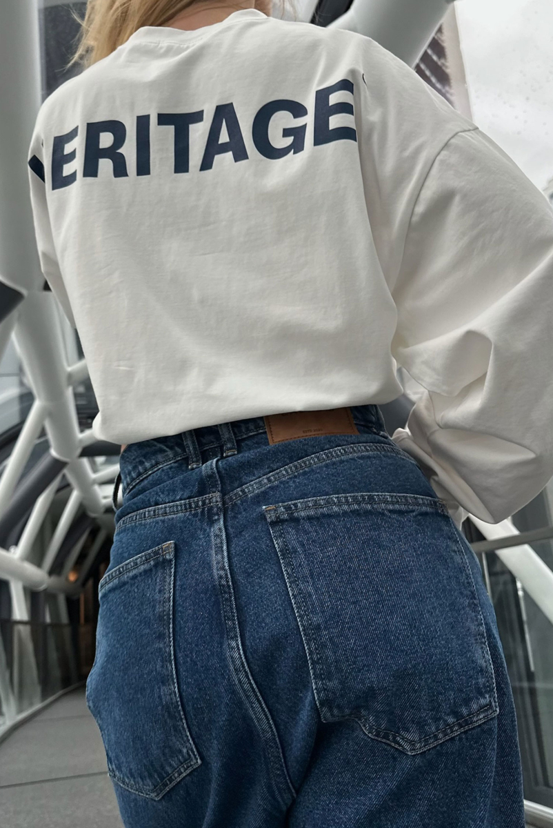 Джинсы на высокой посадке BLUE Label .B, цвет: blue, Dn.17.3.09BL купить онлайн