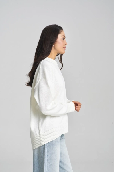 Джемпер Cotton Milk Erist store, цвет: молочный,  купить онлайн