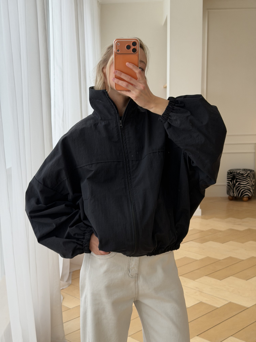 Бомбер спорт НИ ИМЕНИ, НИ ПОХОЖИХ, цвет: Черный,  купить онлайн