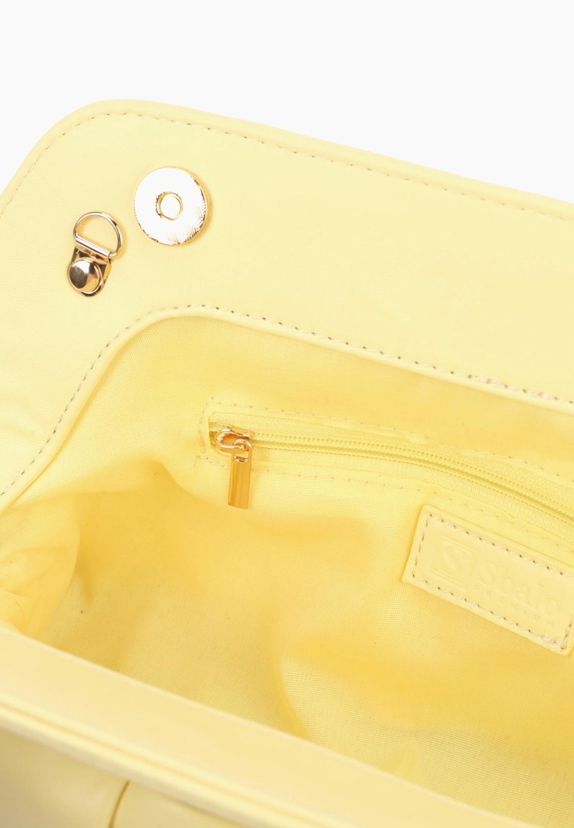 Сумка плетеная дутая SBALO, цвет: сливочное масло YL8531 купить онлайн