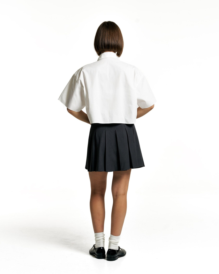 Рубашка SCHOOL SHORT WHITE