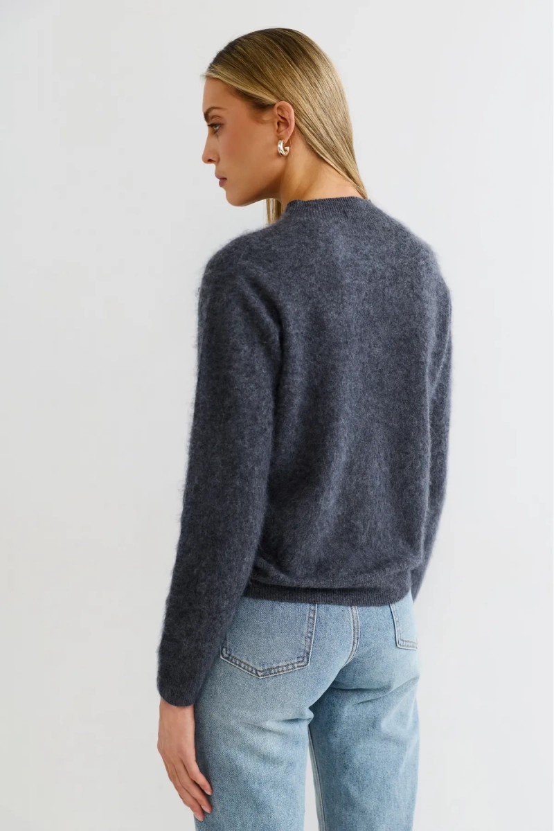 Джемпер из альпаки и кашемира ERISTSTORE, цвет: серый, НФ-00003208 купить онлайн