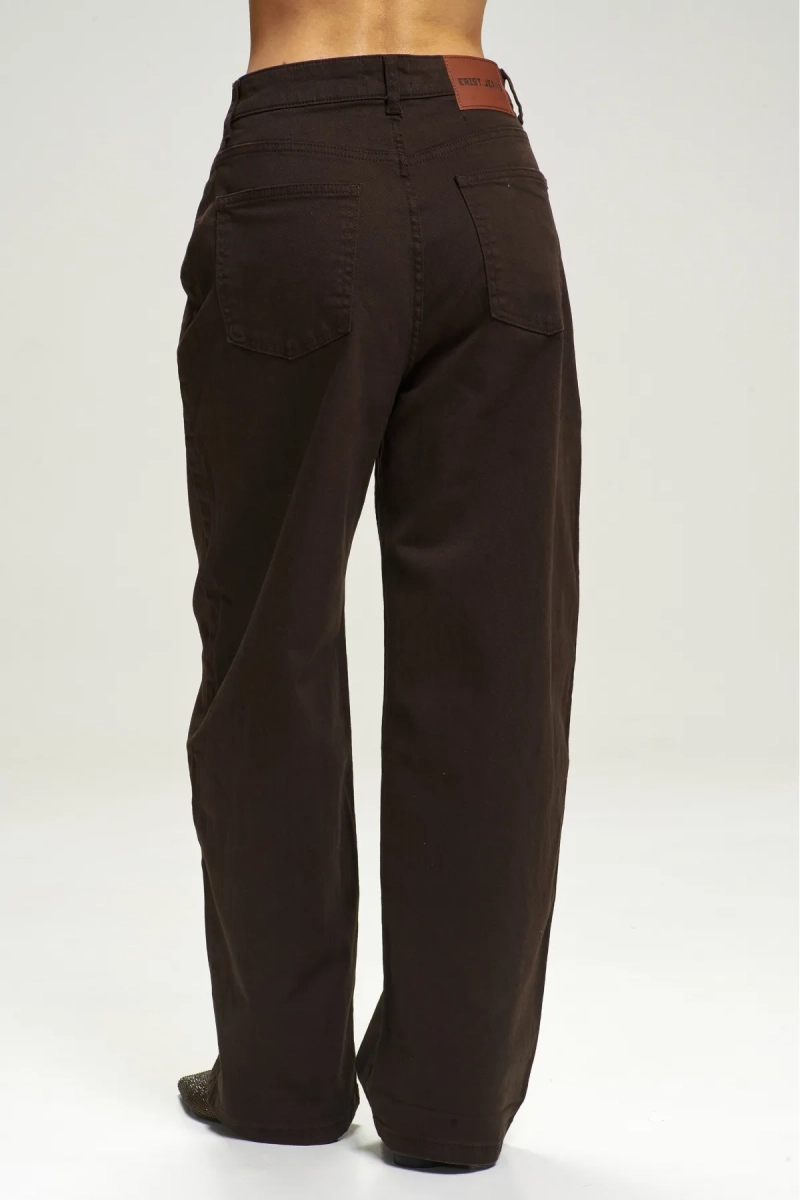 Джинсы BAGGY Brown Erist store, цвет: коричневый, НФ-00001481 купить онлайн