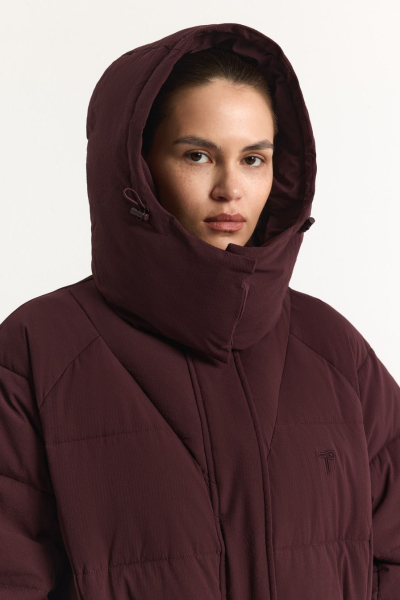 Пуховик с капюшоном TOPTOP, цвет: Бордовый, TT.042.17963.330 купить онлайн