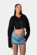 Рубашка Basic Crop qb A QUICK BUCK, цвет: black  |новая коллекция купить онлайн