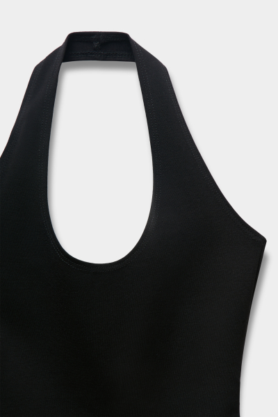 Топ с вырезом халтер REFERT, цвет: Черный, 15-4115/1-2511 купить онлайн