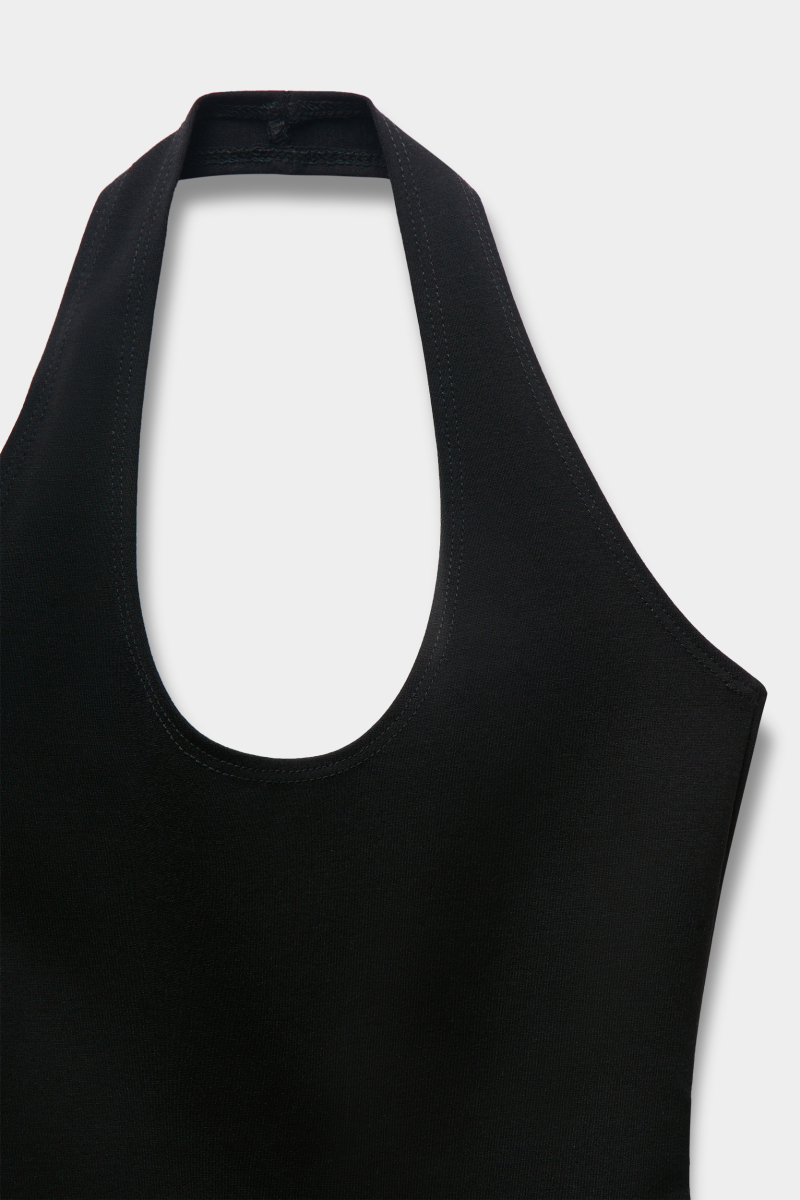 Топ с вырезом халтер REFERT, цвет: Черный, 15-4115/1-2511 купить онлайн