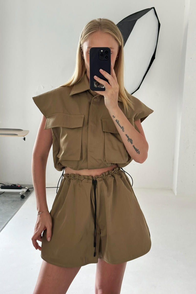 Шорты "Safari' Хаки ULLA & LABEL .B
