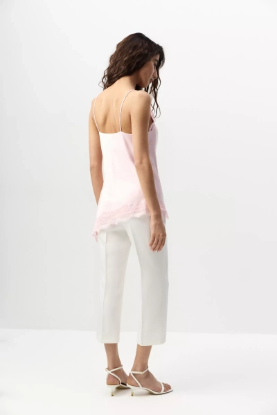Топ с кружевом Charmstore, цвет: нежно-розовый, 102-43060-236 купить онлайн