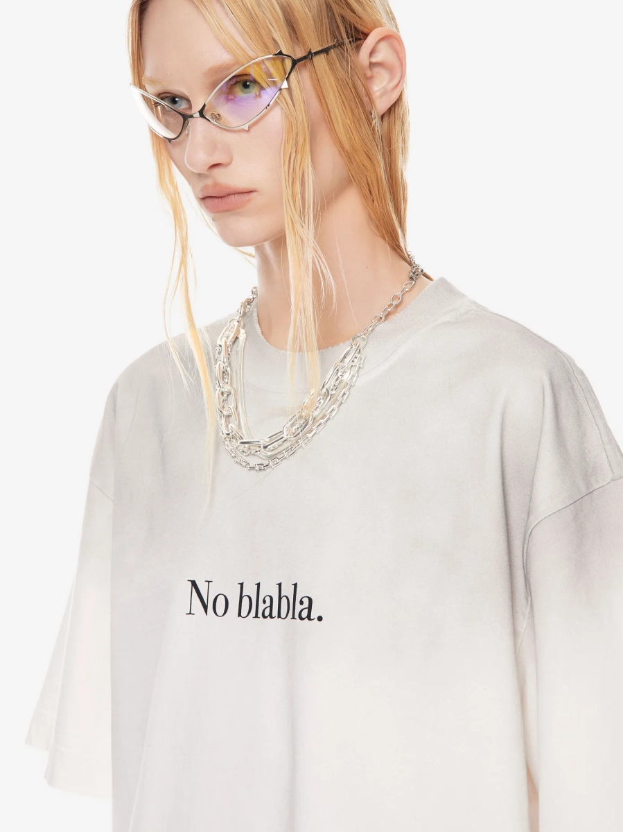 Футболка оверсайз с принтом POST POST SCRIPTUM, цвет: белый, 1147.11.00.WTE купить онлайн