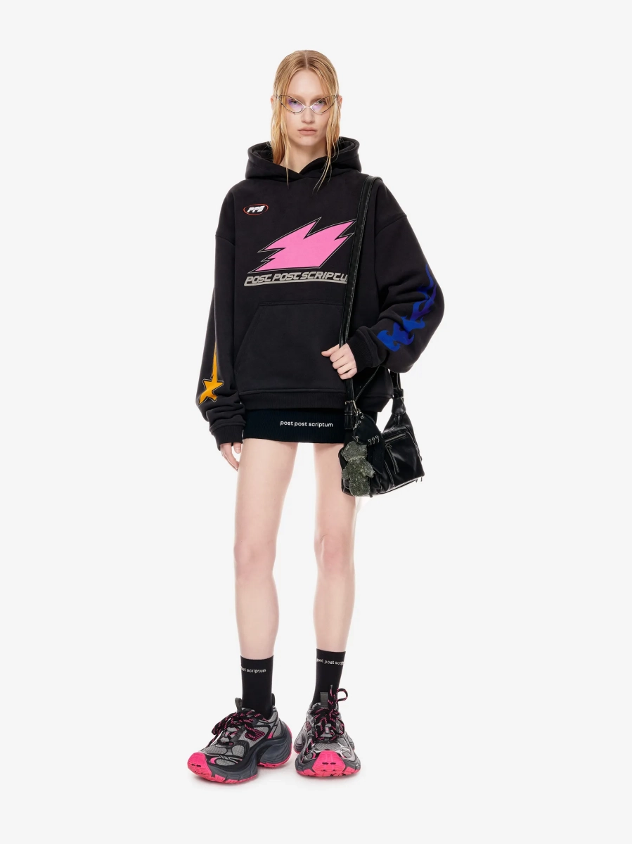 Худи с принтом p.p.s., цвет: Черный, 1125.001.00.01.001 купить онлайн
