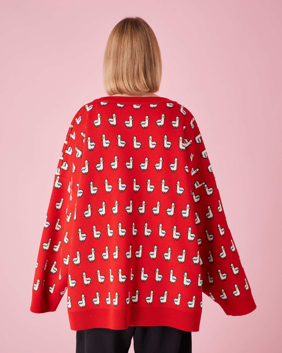 Свитер Гадкий утенок TABOO, цвет: красный, СvOdiznas купить онлайн
