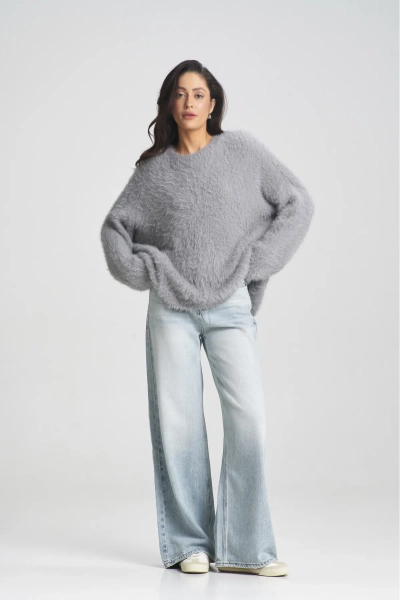 Джемпер Fluffy Grey Erist store, цвет: серый, НФ-00002440 купить онлайн