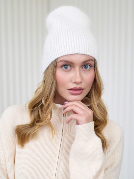 Шапка с ангорой