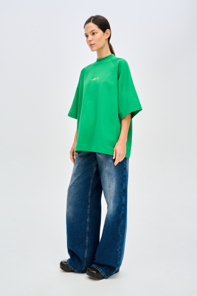 Футболка с рукавом реглан FW 24/25 Label .B, цвет: GREEN, Tp.04.3.5536GRN со скидкой купить онлайн