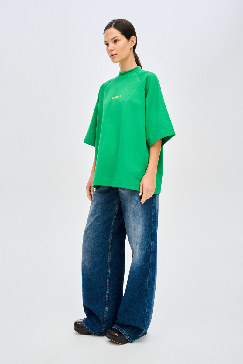 Футболка с рукавом реглан FW 24/25 Label .B, цвет: GREEN, Tp.04.3.5536GRN со скидкой купить онлайн