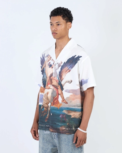 Рубашка с принтом ASIA ST 71, цвет: белый, Ast71.AU-shirt-perseus-wh купить онлайн