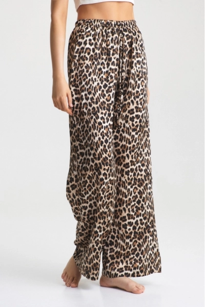 Брюки на шнурке Leopard