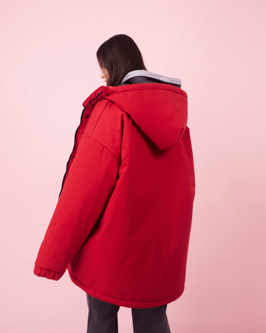 Бомбер красный зима TABOO, цвет: красный, Bred купить онлайн