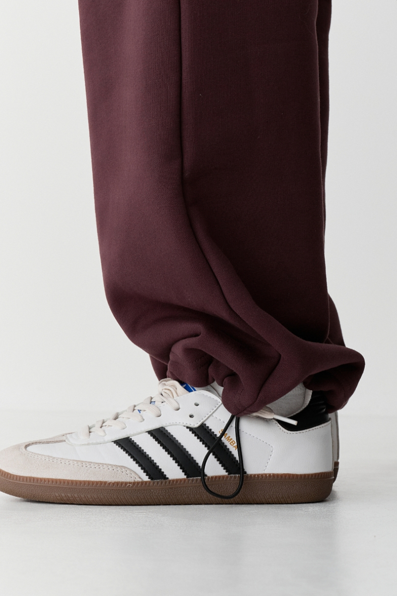 Брюки утепленные Ricoco, цвет: Бордовый, 6098/3 купить онлайн