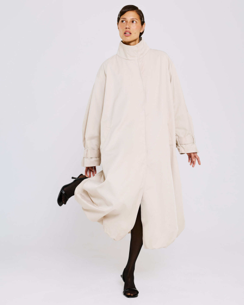 Тренч баллон Anmuse, цвет: бежевый, TR26SP229-BG купить онлайн