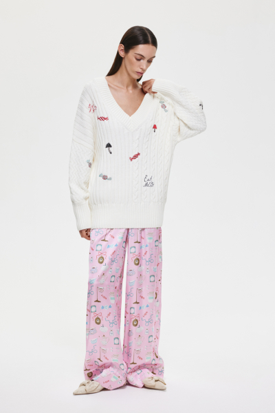 Джемпер DREAMS BY ALENA AKHMADULLINA, цвет: молочный, 225104140304431/413000 купить онлайн