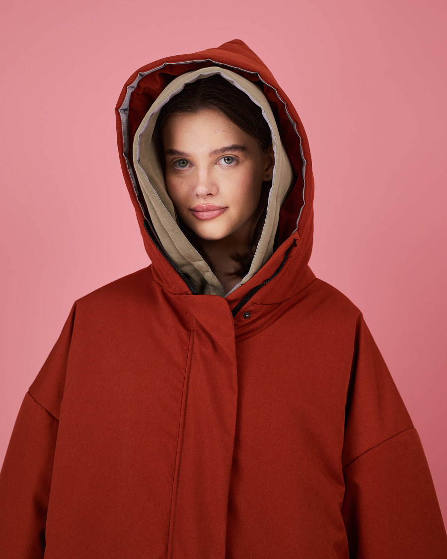 Бомбер махагон зима TABOO, цвет: махагон, Bmah купить онлайн