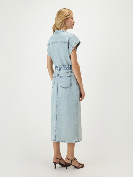 Платье из денима Conso, цвет: голубой, PD 260412 - голубой купить онлайн