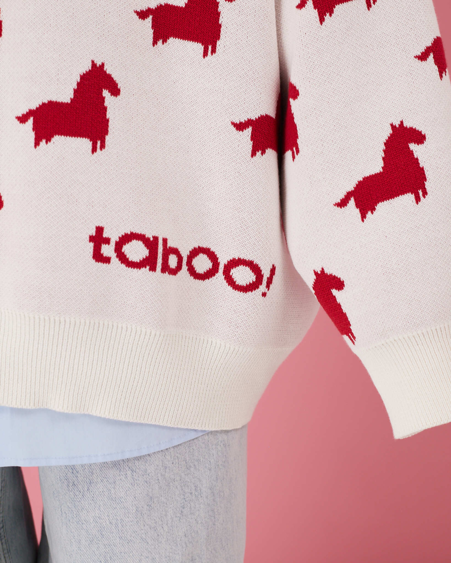 Свитер года TABOO, цвет: белый, svyear купить онлайн