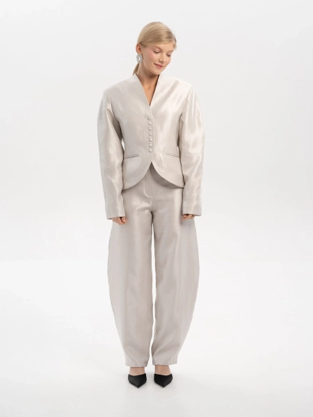 Жакет Madame TRES, цвет: Серебряный, НФ-00002580 купить онлайн