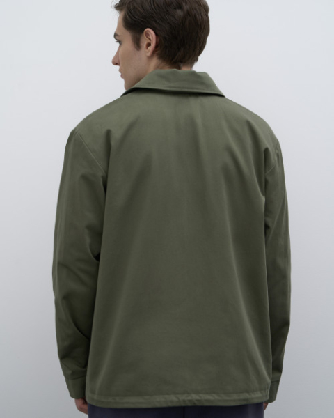 Ветровка-тренч Italian Cotton BUCHNER, цвет: хаки, CO0123008KH купить онлайн