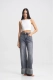 Джинсы-трубы с подворотом Washed Grey Erist store, цвет: серый, НФ-00001975 купить онлайн
