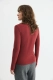 Лонгслив трикотажный с шерстью Daisyknit, цвет: кирпичный,  купить онлайн