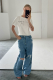 Футболка укороченная с принтом BIKINIS WHITE Label .B, цвет: WHITE Tp.04.3.0371/3WH |новая коллекция купить онлайн