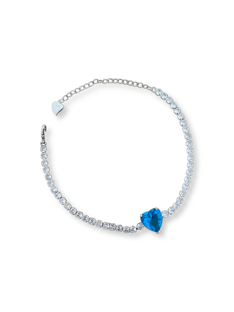 Браслет Heart blue