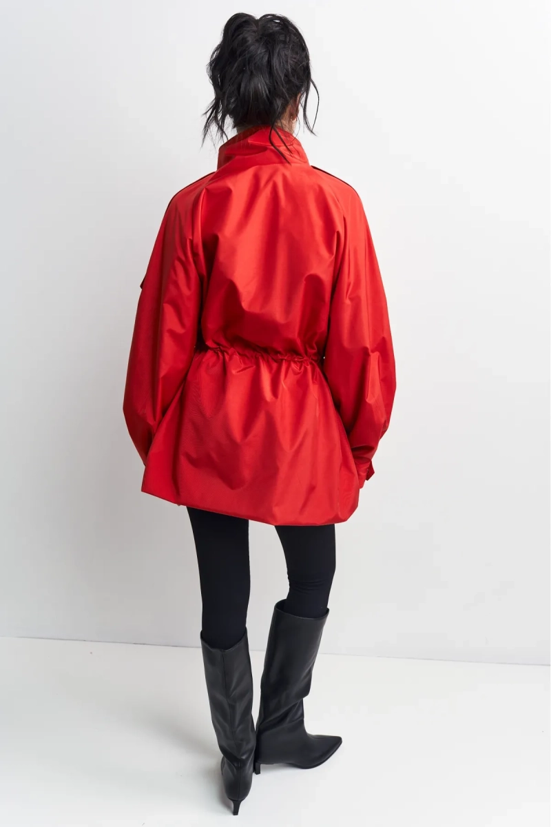 Куртка-реглан на кулиске Erist store, цвет: красный, НФ-00003389 купить онлайн