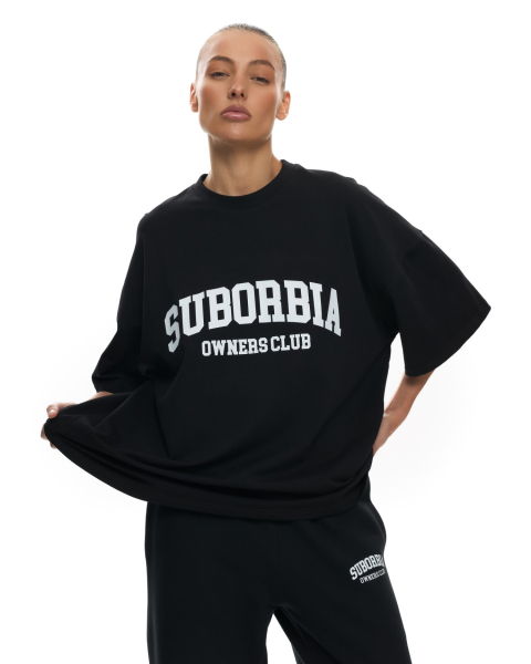 Футболка OWNERS CLUB Suborbia, цвет: black-white, 006393 купить онлайн